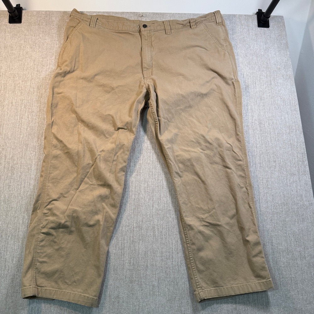 Carhartt Mens Relaxed Fit Carpenter Pants Tan Canvas Work Trousers 50x32